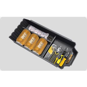 SUMK Floor Console Organizer for Tesla Cybertruck Accessories 2024 2025, Durable TPE Lower Center Console Organizer Tray with Non-slip Lining for Cybertruck