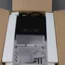 DUMOS Countertop Ice Maker with Handle, 26lbs/24H Portable Ice Machine, 9 Bullet Ice Cubes Ready in 6 Mins, Self-Cleaning, Quiet Compact Ice Maker for Home, Kitchen, RV, Camping, Black (12.5"*11.6"*8.8")