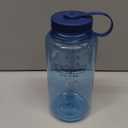 Nalgene Sustain Tritan BPA-Free Water Bottle Made with Material Derived From 50% Plastic Waste (using ISCC certified mass balance), 32 OZ, Wide Mouth (Baby Blue)