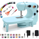 301FRJ Sewing Machine Kits for Home & School | Beginner-Friendly 2-Speed Mini Machine for DIY Crafts, Household Repairs & Fun Skill-Building with Kids & Adults