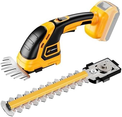 Cordless Hedge Trimmer Compatible with DEWALT 20V MAX Battery(No Battery), Electric Hedge Trimmer Cordless Grass Trimmers, Bush Trimmers Grass Shears Handheld for Yard, Garden, Lawn Care