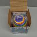 KIDSTHRILL Rainbow Colors Baby Stacking Cups for Toddlers, Tall Baby Stacking Toys Nesting Cups, Drain Holes for Bath Toys, Educational & Motor Skills Sorting & Nesting for 1 2 3 Years Old