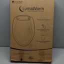 Brondell L60-EW LumaWarm Heated Nightlight Elongated Toilet Seat, White