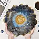 Flower Tray & Coaster Resin Molds Set, Large Flower Shaped Tray Silionce Mold with 3pcs Coaster Molds for Epoxy Resin Art, Home Decor