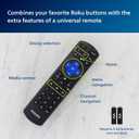 Philips Roku TV Remote Replacement, Compatible with Roku Philips TV, TCL/ONN/Hisense/Sharp/Element/Westinghouse, Roku Replacement Remote SRP6320R/27