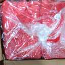 10 Panels 5ftx30ft Red Ceiling Drapes for Valentines Day Decoration 30 FT Extra Long Thick Polyester Wrinkle-Free Drapery Tent Decor Decorations for Birthday Party Ceremony Stage Swag, 60"W x 360"L