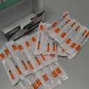 U-100 0.5cc/ml Syringes 31G 5/16 inch(8mm) needles Individual Pack of 36