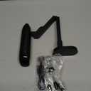 Electric Milk Frother Handheld: Rechargeable 3 in 1 - LED Digital Display with 3 Speeds Portable Stainless Steel Drink Foam Mixer - Charcoal Black