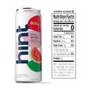 Hint Watermelon Canned Flavored Water, Pure Still Water Infused with Watermelon Essence, 12 oz Slim Cans, Zero Sugar, Calories, Sweeteners, Preservatives, or Artificial Flavors (Pack of 12)
