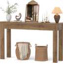 Armocity Console Table, 47" Farmhouse Wood Entryway Table, Sofa Tables Narrow Long Behind Couch, Entry Table for Entrance, Hallway, Living Room, Brown Oak