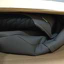 FLORICH Leather Seat Covers, Seat Covers Full Set, Car Seat Protectors 5 Seats, Automotive Seat Covers Fit for Most Cars Trucks SUV- Gray&Black