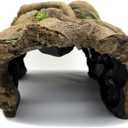 JIHAQUA Aquarium Resin Bark Terrarium Decor, Lizard, Snake or Reptile Hide,Lizard, Spider and Aquarium Fish Hide Cave (Large Bark B)
