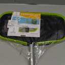 EcoNour Large 17.5" Swimming Pool Net | Heavy Duty Pool Leaf Catcher for Pool Cleaning | Reinforced Double Layer Leaf Green Skimmer Net for in and Above Ground Pools | Leaf Rake Net for Pond