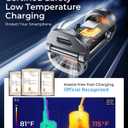 Upgraded 125W Car Charger USB C Super Fast Charging, [PD65W & QC60W][All Metal] MRGLAS Cigarette Lighter Car Charger, RV Car Electronics Accessories for iPhone 17 Pro Max iPad Samsung S25 Pixel 10