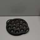 WUWEOT Non-Stick Takoyaki Pan, 1.5" Diameter Pre-Seasoned Cast Iron Octopus Ball Grill