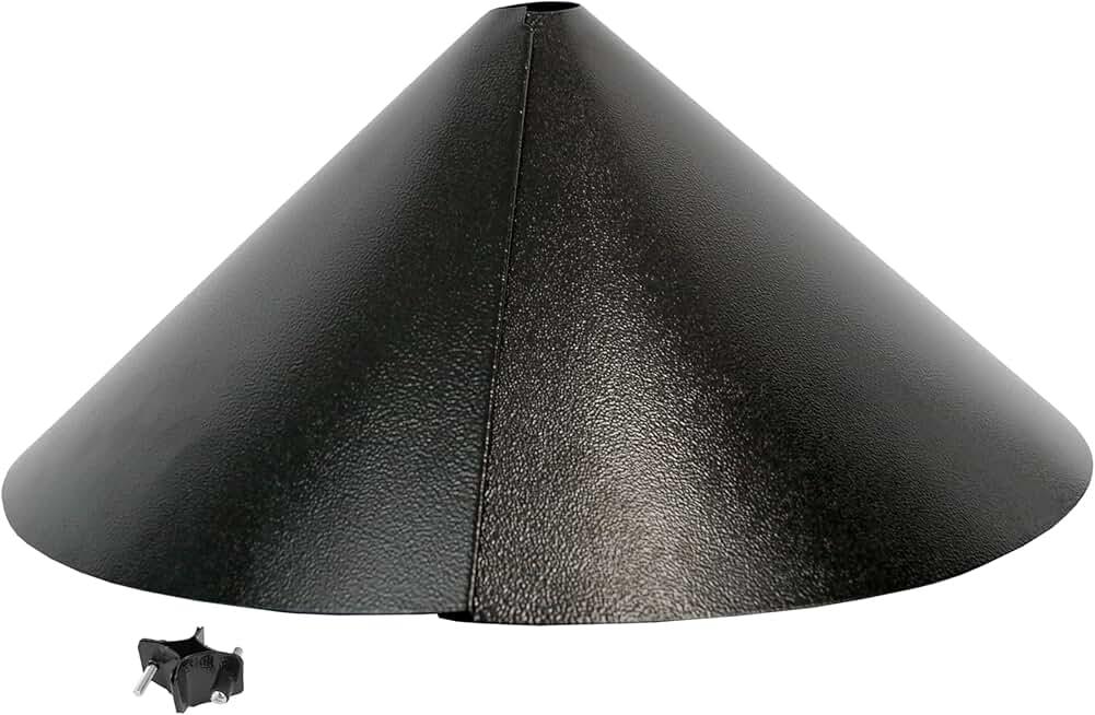 Woodlink NABAF18 Audubon Wrap Around Squirrel Baffle, 18-Inch - Black