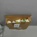 50 Pcs 5.5 Inches Peonies Artificial Flowers with Wire Branch Silk Realistic Blooming Fake Peonies Rose Bouquets for Wedding Table Centerpiece DIY Craft Party Home Decor (Beige)