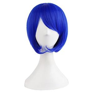 Women Short Straight Cosplay Party BOB Wig (Navy Blue)