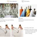 Winter Forest Scene Backdrop 7x5FT Christmas Tree Snowy Snowflake Wonderland Scene Photography Background Winter Holiday Party Decorations Supplies Photo Props