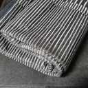 Wonnitar Moroccan 8x10 Area Rugs for Living Room, Washable Large Black Rug for Bedroom, Non-Slip Soft Thin Stain Resistant Boho Tribal Floor Carpet for Dining Guest Room Office (Black,8'x10')