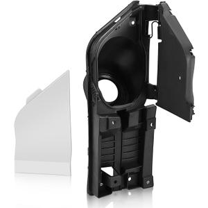 Transit Fuel Door, Transit Gas Door + White Cover Compatible with 2015-2023 Ford Transit Vans 150 250 350 HD - Fuel GAS Filler Pocket Housing Hinge Door Replace # CK4Z-5427936-A CK4Z-5427936-F