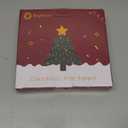 Christmas Tree Topper Lighted Star with Built-in 10 Replaceable Bulbs, 9.5 Clear Five-Pointed Star Tree Topper Plug in for Indoor Office Xmas New Year Holiday Tree Decoration, Warm White