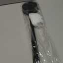 Silicone Body Scrubber for Shower Men Women  Dual-Sided Exfoliating & Massage Shower Brush with Long Handle, Creates Rich Lather, Includes 1 Hook & 2 Lather Balls (Black).