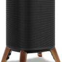 Real Wood Stand Compatible for Sonos One, One SL, Play:1 Home Speaker, Tripod Mount Accessories Protect Sonos get Better Sound, Secure Stable Sturdy Wooden Holder fit sonos one gen2,Walnut