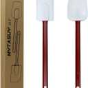 16.5 INCH Silicone Spatulas Heat Resistant Heavy Duty Rubber Spatulas Commercial Spatulas Set for Kitchen Use Silicone Cooking Utensils Sets of 2