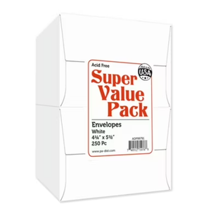 DI 3 AD Super Value Envelopes 250 Pcs White 4,5 x 5,5