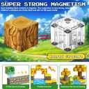 Magnetic Building Blocks for BOTW Fans, Koroks Magnet Cubes Blocks for Kids 5-7, STEM Building Game Sensory Outdoor Toys Christmas Birthday Gift for Boys&Girls, 100PCS
