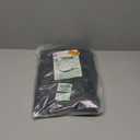 KKJIAF Ruffle Body Pillow Cases Set of 1, Ruffled Pillow Covers with Envelope Closure, Body Pillowcases Size of 20" x 54", Ruffled Long Pillow Shams, Black