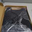 Nilight Center Console Cover Compatible with 2015-2020 Ford F150 2017-2022 F250 F350 F450 PVC Leather Armrest Cover for Car Middle Center Console Pad Car Armrest Box Cover(Bucket Seat Only) -Black