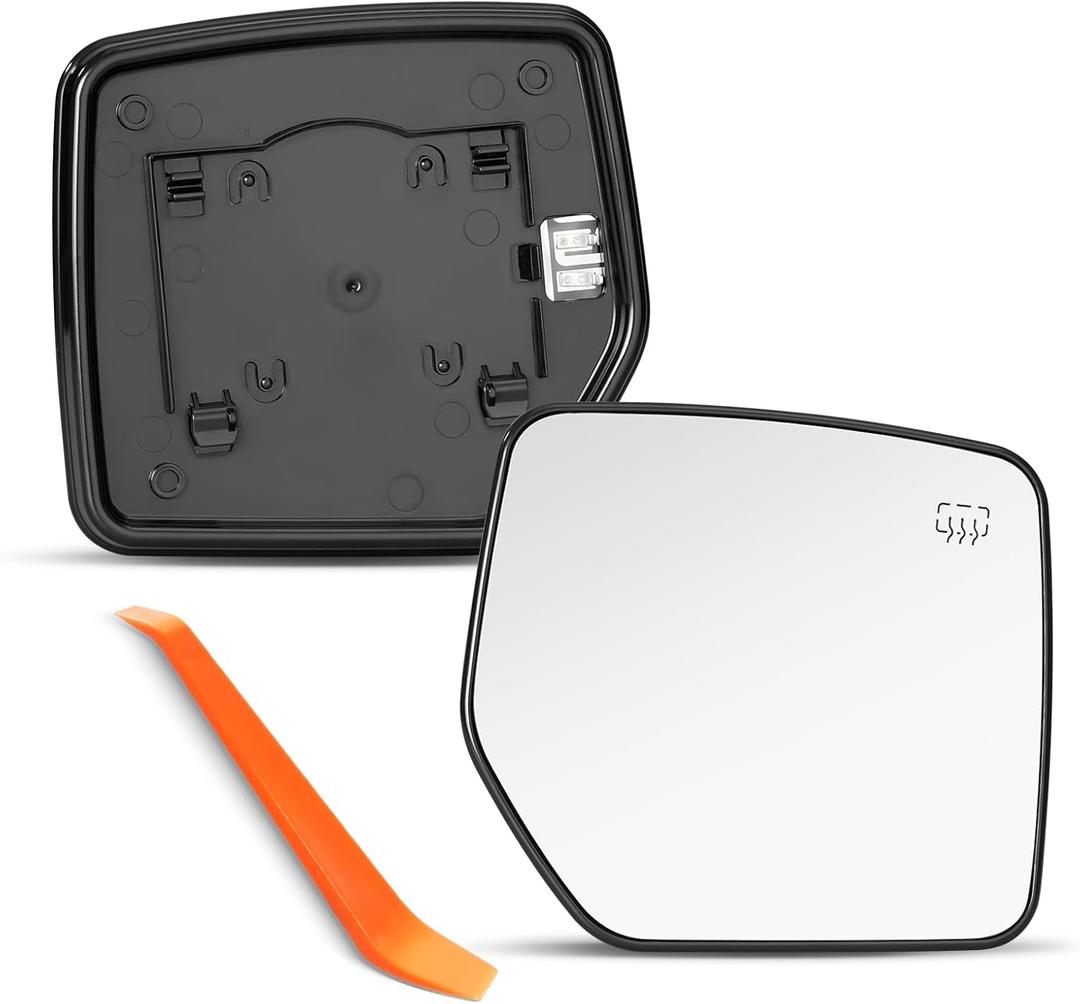 Compatible with Jeep Compass Patriot Passenger Side Mirror 2007 2008 2009 2010 2011 2012 2013 2014 2015 2016 2017 - Right Side Mirrors Replacement Glass, Power Heated