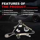 Engine Timing Chain Kit Water Pump 3.5L Fit for 350Z 03-06, Maxima 02-03, Murano 03-07, Altima 02-04, for FX35 M35 G35 I35 2002-2008 VQ35DE Time set Replacement Parts with Tensioner Cam Sprockets