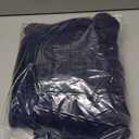 VAFOLY Womens V Neck Long Sleeve Cable Knit Fall Dresses Elegant Babydoll Sweater Dress (X-Large, Dark Blue)