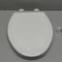 Bemis 1500EC Durable Wood Toilet Seat with Easy Clean Hinges, Made in USA, Elongated, White