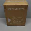 Coldew Baby Bath Seat for Babies 6 Months & Up, Non-Slip Toddler Bath Seat for Baby Sitting Up, Safe Baby Bath tub Seat with Suction Cups, Soft Cushion, Baby Bath Chair Gray