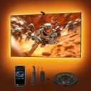 deerdance Immersive LED TV Light - Syncs with Screen, AR Sensor, RGB, App Control (14.8FT, 24-100inch)