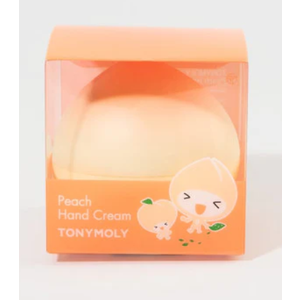 TONYMOLY Peach Hand Cream  Moisturizing & Nourishing Korean Skincare for Dry Hands, Shea Butter & Peach Extract, Anti-Wrinkle, Lightweight, 1.05 oz