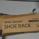 DegMongee 4Pack Wall Mounted Shoe Rack with Sticky Strips, Space Saving Hanging Shoe Rack, NoDrill Hanging Shoe Shelves, Ideal for RV, Campers, Door, Wall, Closet