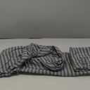 PURE ERA Jersey Knit Duvet Cover Set 100% T-Shirt Heather Cotton Super Soft Comfy Classic Striped Design, with Zipper Closure, Charcoal Dark Grey Stripe, Queen