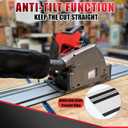55in Track Saw Guide Rail Compatible with Milwaukee Track Saw, 55" Replacement for Milwaukee Guide Rail, Perfect Fit for Milwaukee Track Saw and Woodworking Longer Cuts