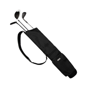 Murray Sporting Goods Golf Sunday Bag | Black Lightweight Travel Carry Sunday Golf Bag with Cushioned Shoulder Strap for Driving Range Practice Easy Transport - for Beginners, Youth, Adult or Seniors