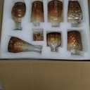 Brajttt Glass Bud Vase Set of 18,Small Glass Vintage Vases for Flowers,Amber Bud Vases in Bulk for Rustic Wedding Decor,Table Centerpieces,Decor Centerpiece for Bathroom