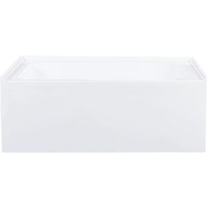 Swiss Madison Well Made Forever SM-AB549 Voltaire Alcove Tub 54" x 30" with Armrest in Glossy White