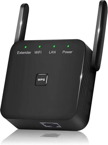 2025 Fastest WiFi Extender, WiFi Repeater, WiFi Booster, Covers Up to 10000 Sq.ft and 60 Devices, Internet Booster - with Ethernet Port, Quick Setup, Home Wireless Signal Booster