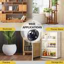 PlusRoc 12 Pack Self Adhesive Caster Wheels 1 Inch for Furniture Mop Bucket, Load Capacity 28LBS Per Wheel, Low Profile Swivel Wheels for Small Appliance Storage Bins