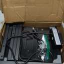 Tall End Table with Charging Station, Skinny Nightstand with USB Ports and Outlets, 3 Tier Narrow Side Table with Storage for Bedroom, Living Room, Office, Black