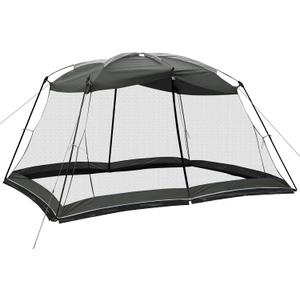 Screen House 13x9 Ft Canopy Tent Sun Shade Shelter Perfect for Outdoor Activities, Shale Gray